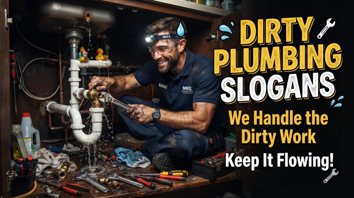 Dirty Plumbing Slogans