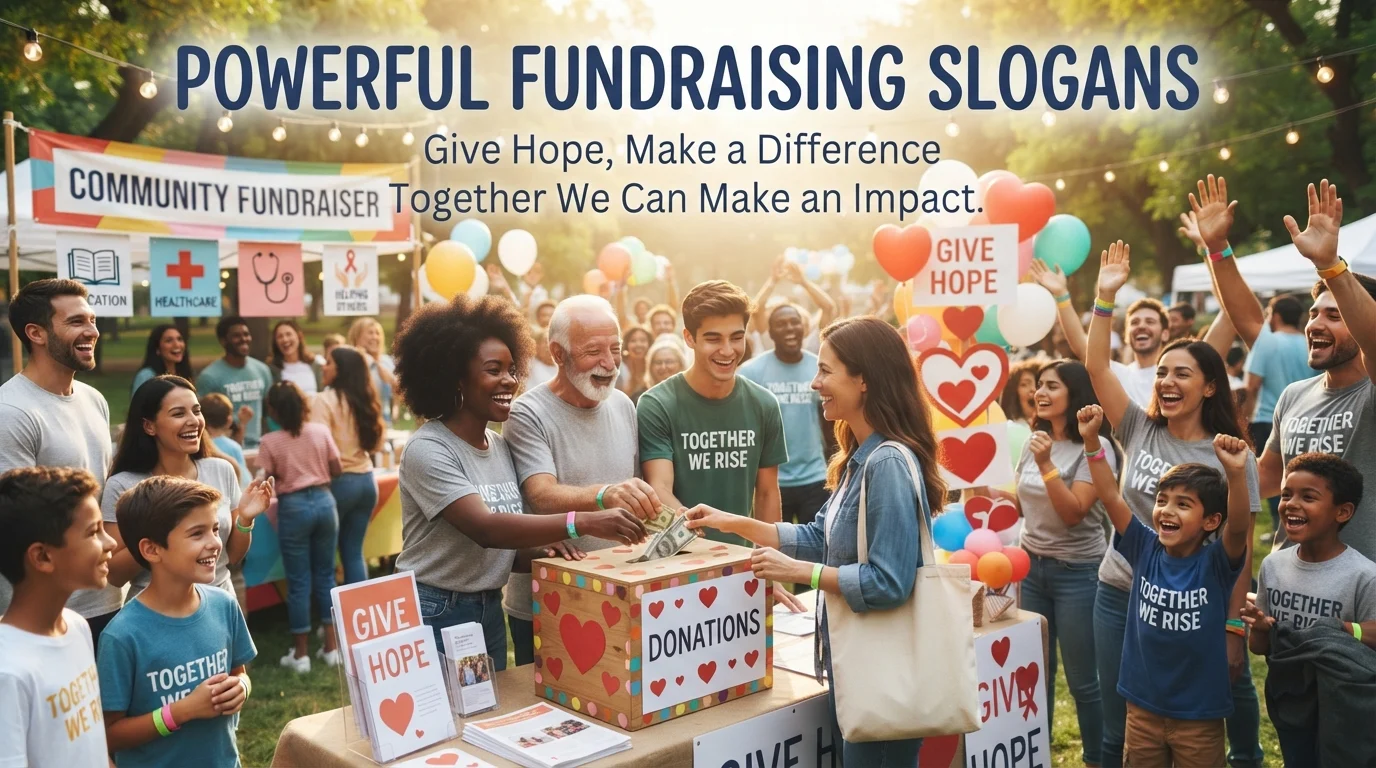 Powerful Fundraising Slogans